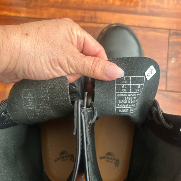 Dr. Martens Black Leather Lace-Up Boots - Picture 13 of 15